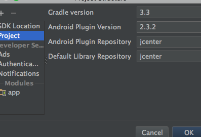 android studioe381a7gradlee381aee38390e383bce382b8e383a7e383b3e38292e7a2bae8aa8de383bbe5a489e69bb4e38199e3828be696b9e6b395